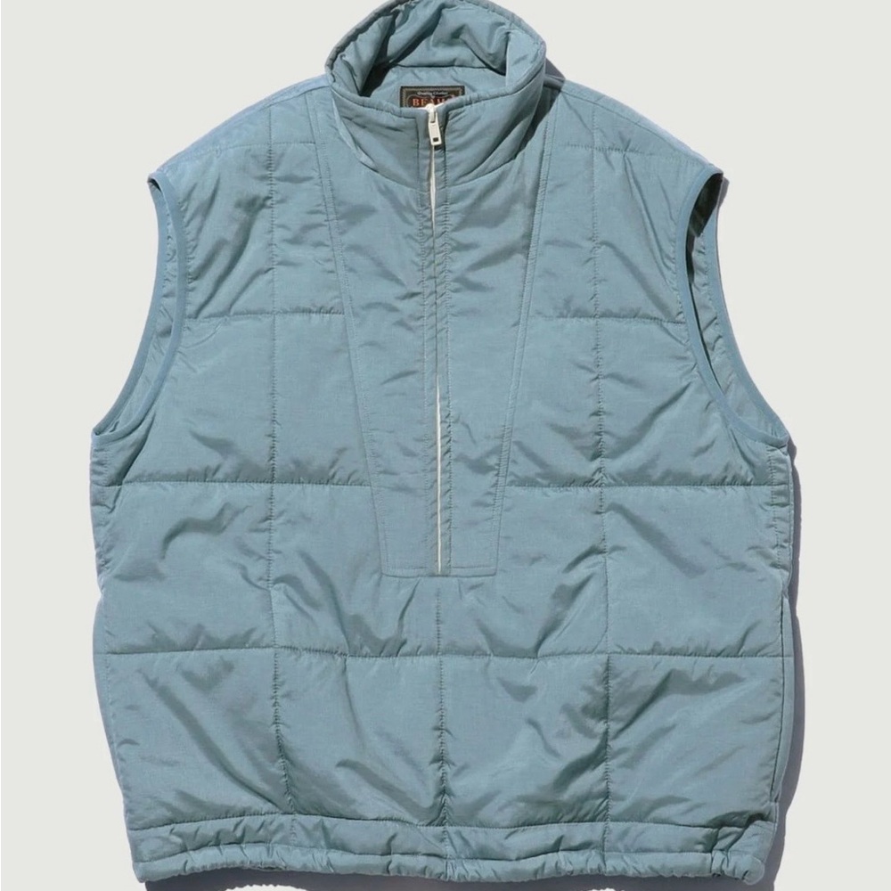 Beam’s Puffy Vest, quilted, light blue, XL